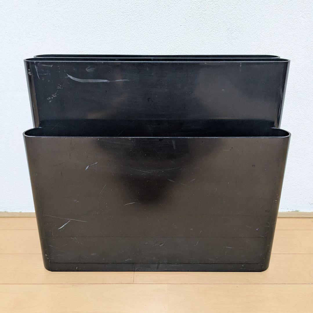 希少 Kartell カルテル ポルタリビステ マガジンラック ブラック ①