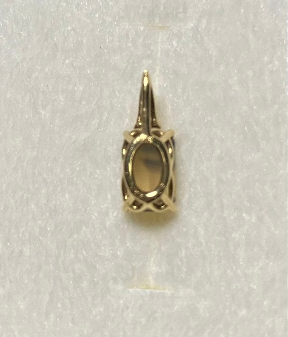 バイカラーサファイア　ペンダントトップ　オーダーハンドメイド