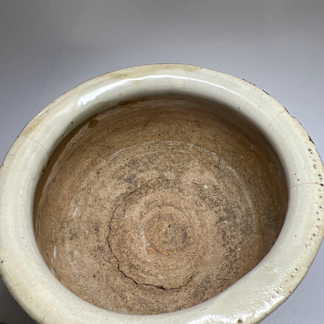 中国古玩　嘉慶五年香炉　口径約16㎝　東Y7-1105☆2Fタサオ