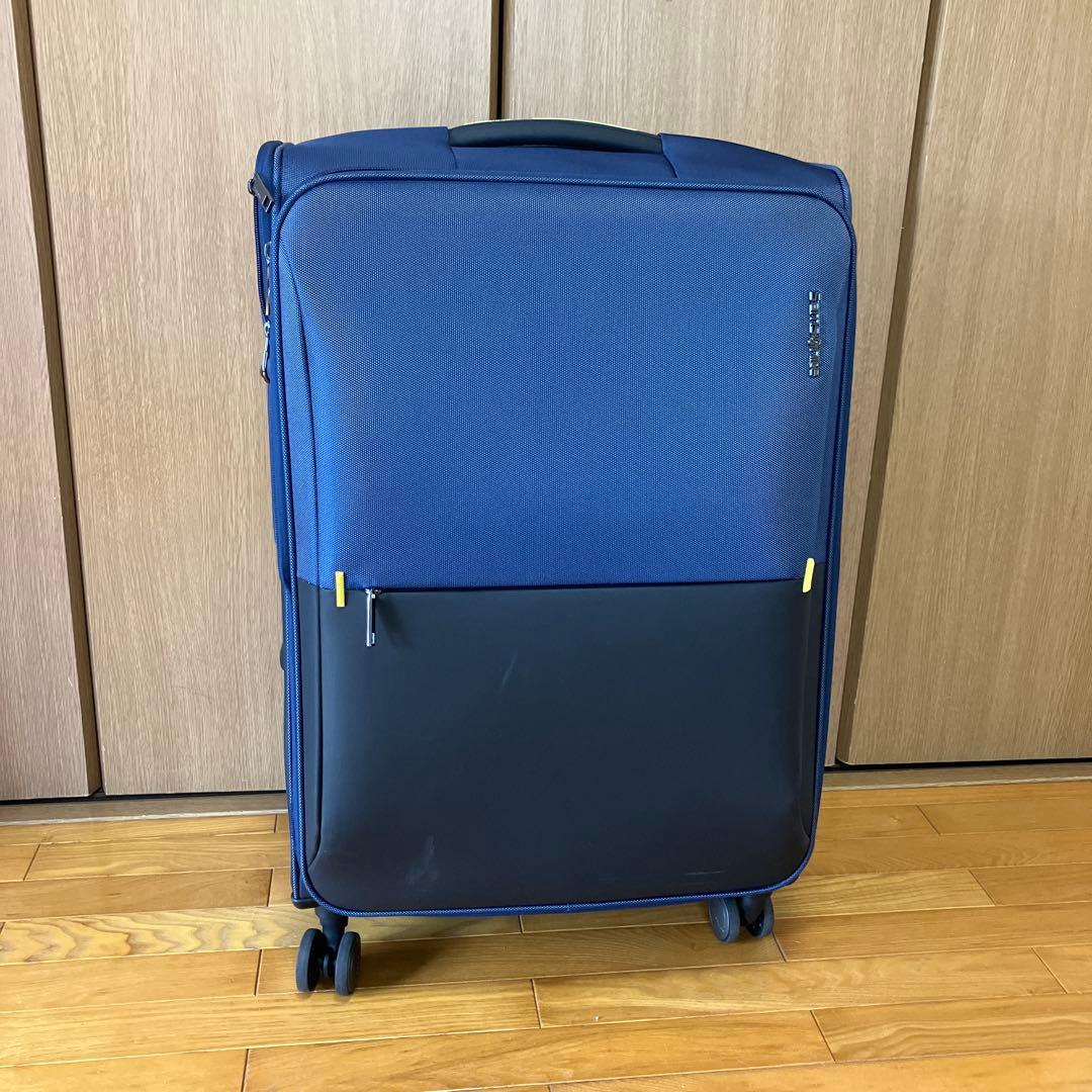 サムソナイトスーツケース81L(拡張時89L)ネイビー