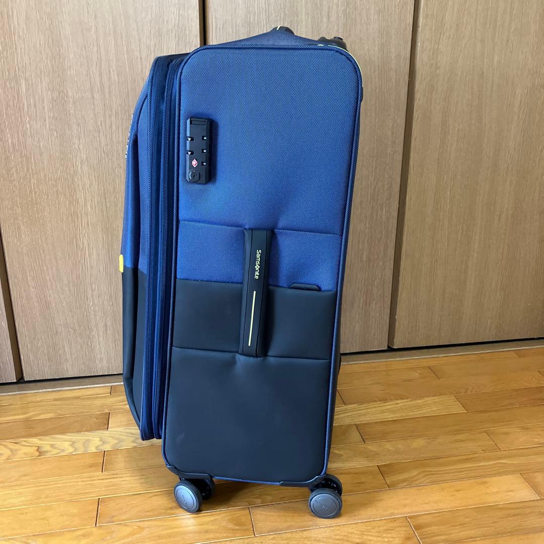 サムソナイトスーツケース81L(拡張時89L)ネイビー