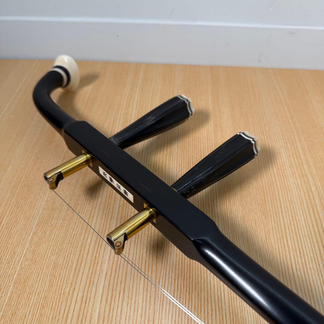 極上品　天華楽器　天華之韻　二胡　黒檀六角形