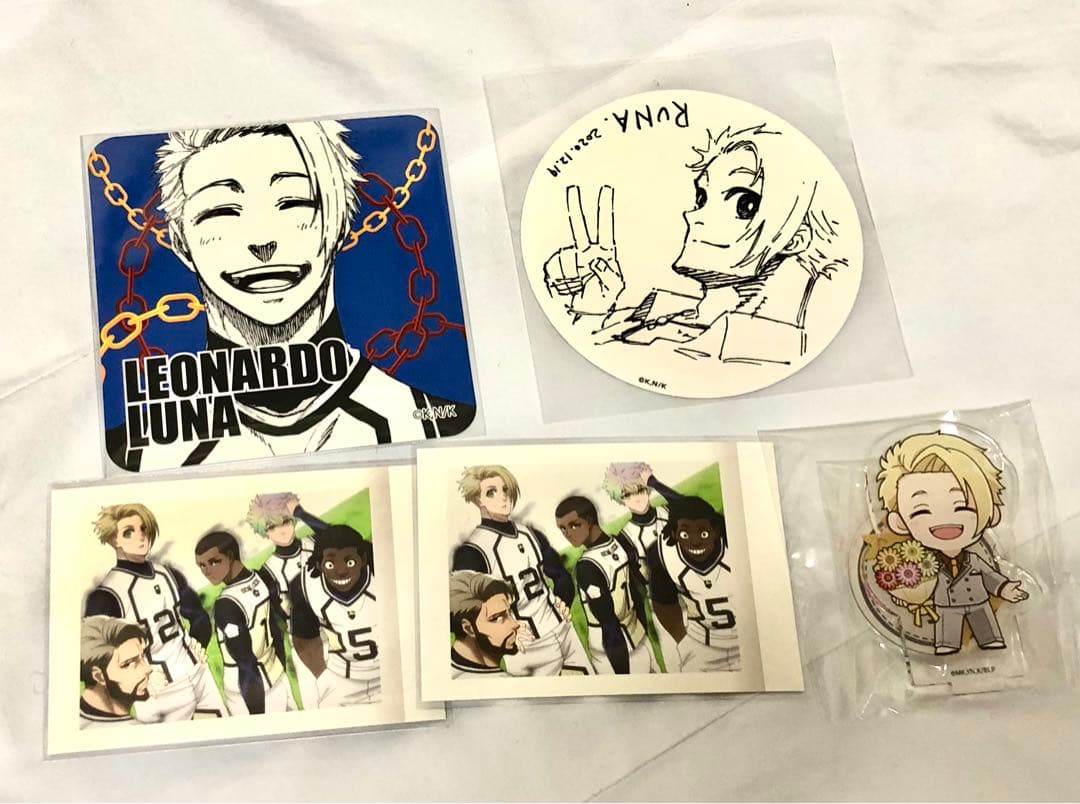 ブルーロック レオナルド・ルナ コースター アクリルスタンド ぱしゃこれ セット