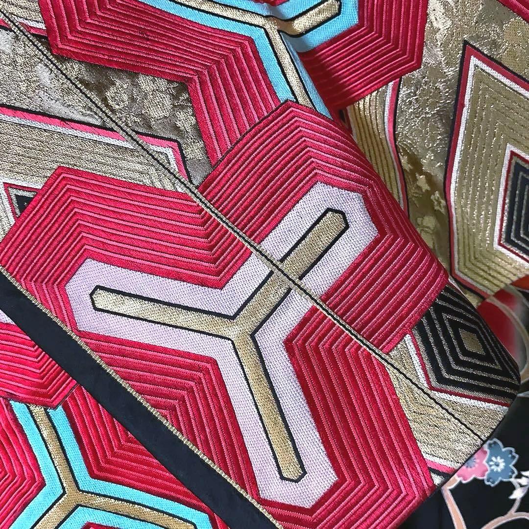 振袖フルセット　京紅型　良家のお嬢様　成人式振袖　振袖