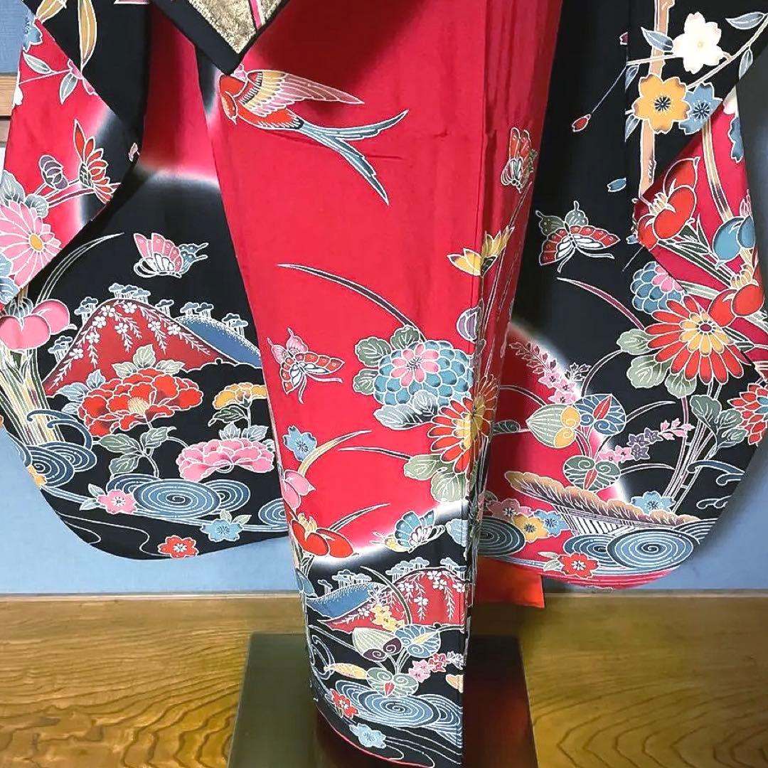 振袖フルセット　京紅型　良家のお嬢様　成人式振袖　振袖