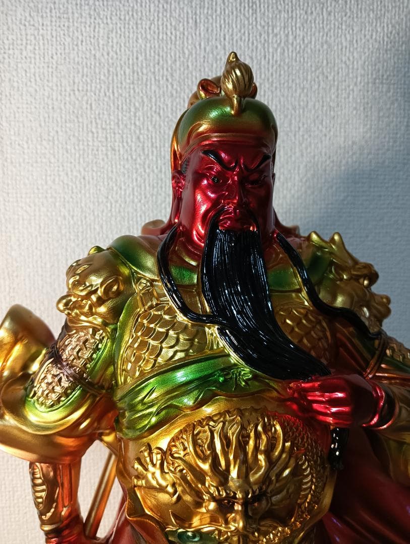 武将の置物 関羽像三国志 50cm必勝祈願　邪気払い　　縁起物
