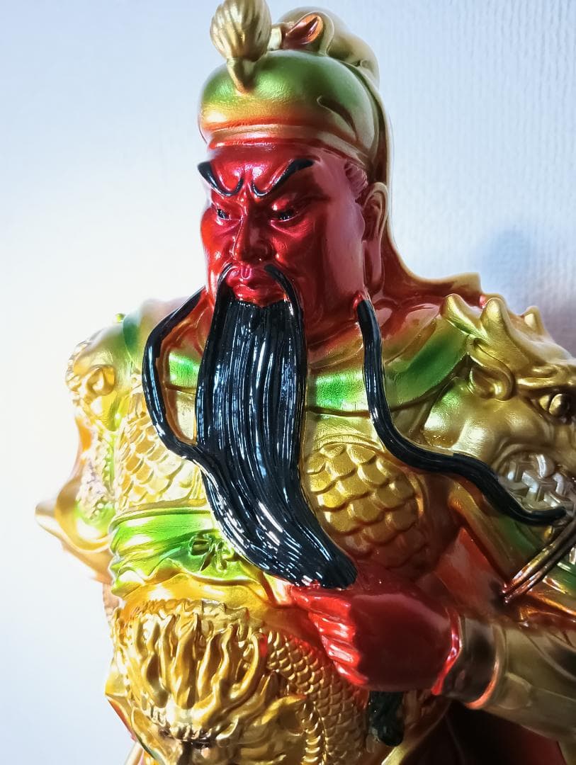 武将の置物 関羽像三国志 50cm必勝祈願　邪気払い　　縁起物