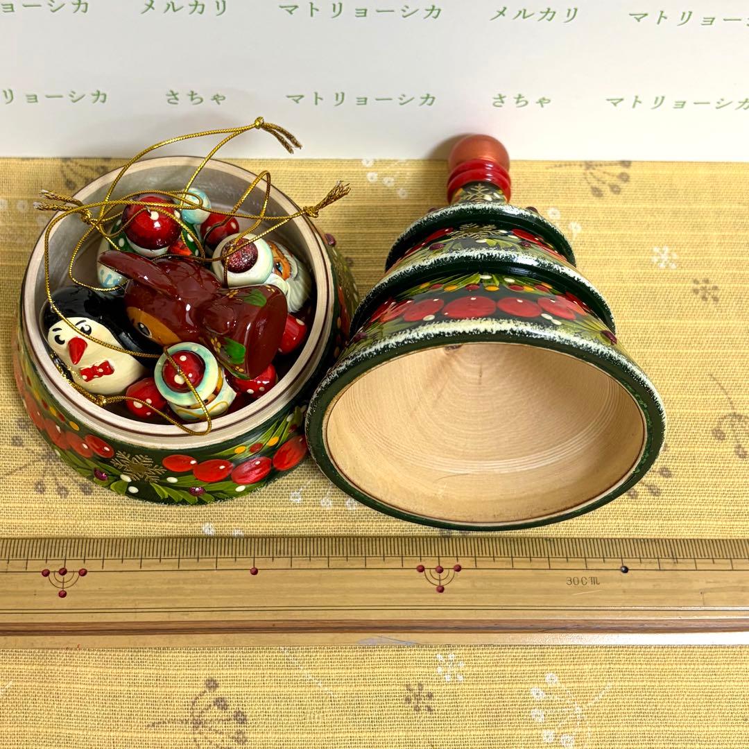 クリスマスツリー　マトリョーシカ　チェブラーシカ オーナメント