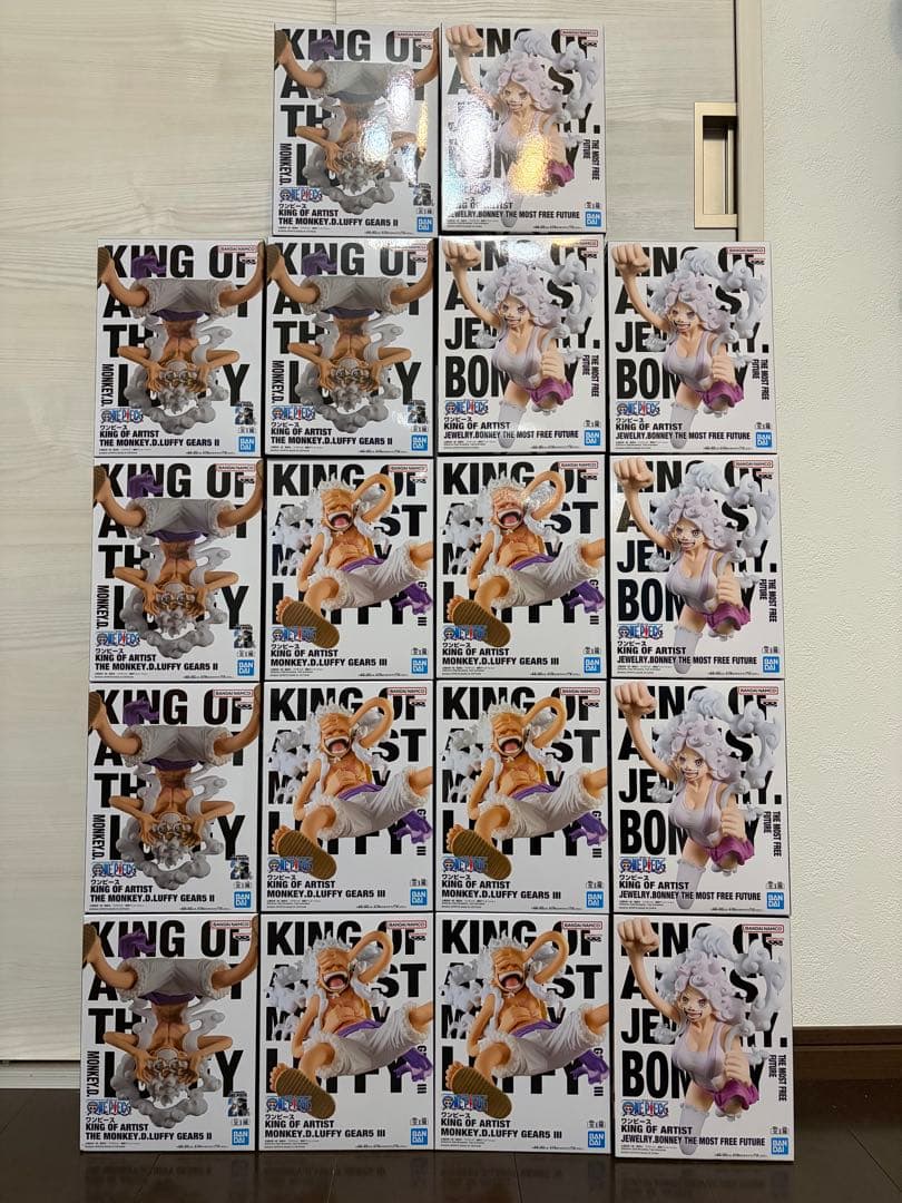 ワンピース KING OF ARTIST ルフィ ボニー ニカ 計18体セット