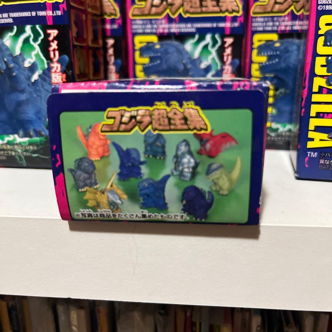 バンダイ製 ゴジラ超全集2 ソフビ フィギュア 指人形 全10種 セット