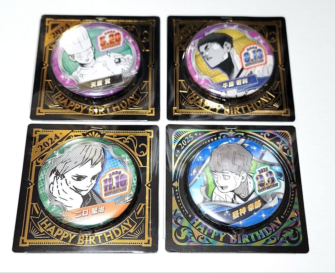 ⑦a.ハイキュー ジオラマフィギュア バースデー缶バッジ まとめ売り 52点