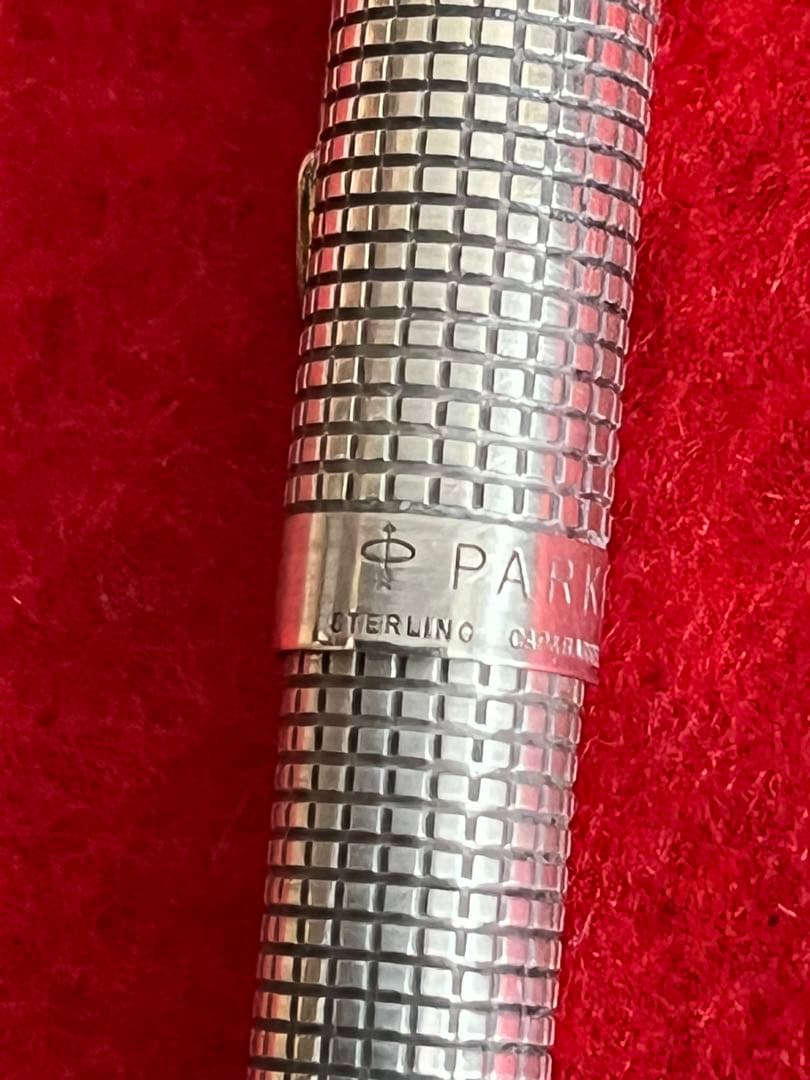 ［純銀製］パーカー75ボールペン シズレ スターリングシルバー ❗️リフィル新品‼️
