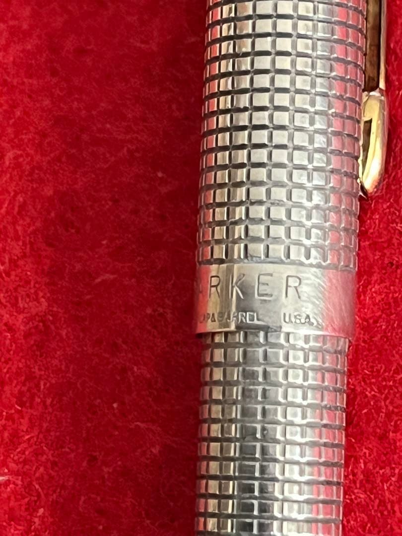 ［純銀製］パーカー75ボールペン シズレ スターリングシルバー ❗️リフィル新品‼️