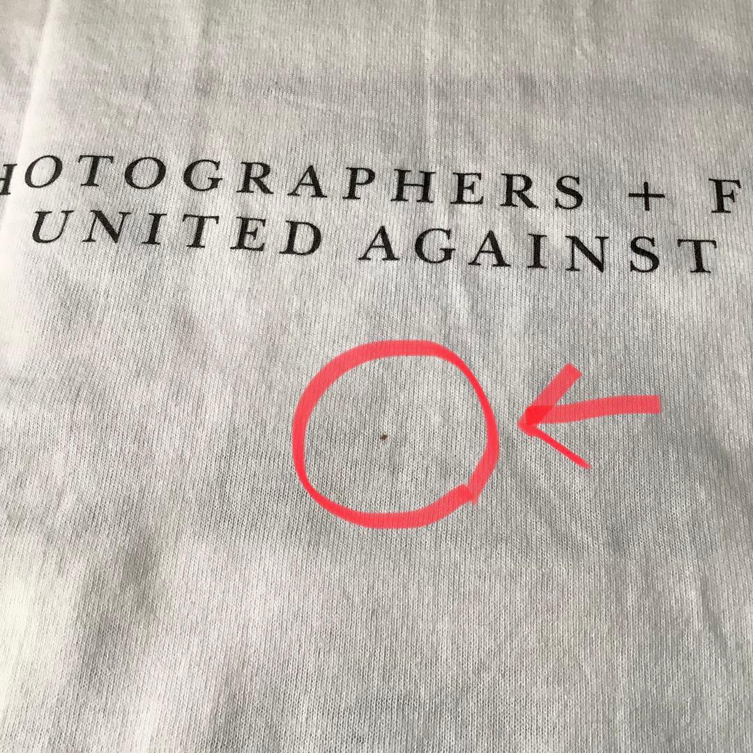 バーバラ・クルーガーTシャツ　未使用　希少　90‘s　USA製Ｍサイズ　現代美術