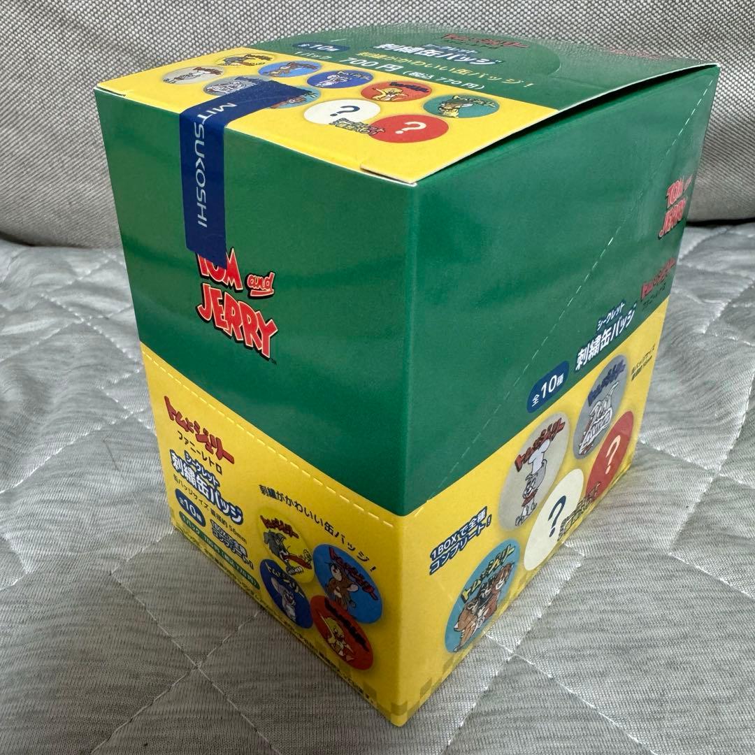 トムとジェリー　刺繍缶バッジ