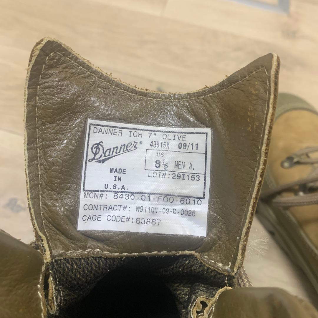 DANNERミリタリーブーツ ハイカット ブラウン