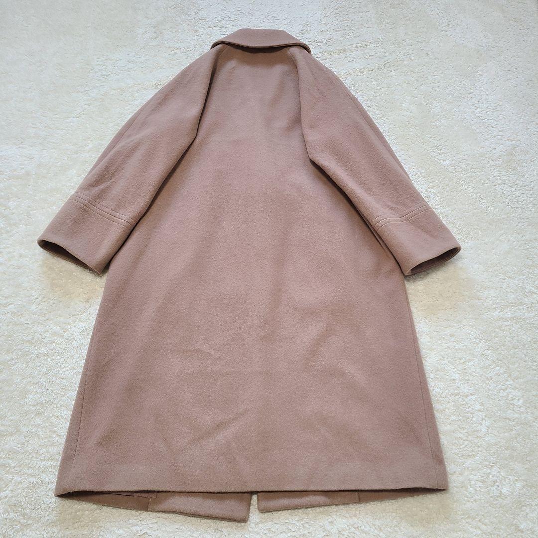 【高級素材】近年モデル　ナノユニバース　ウールビーバーセミダブルチェスターコート