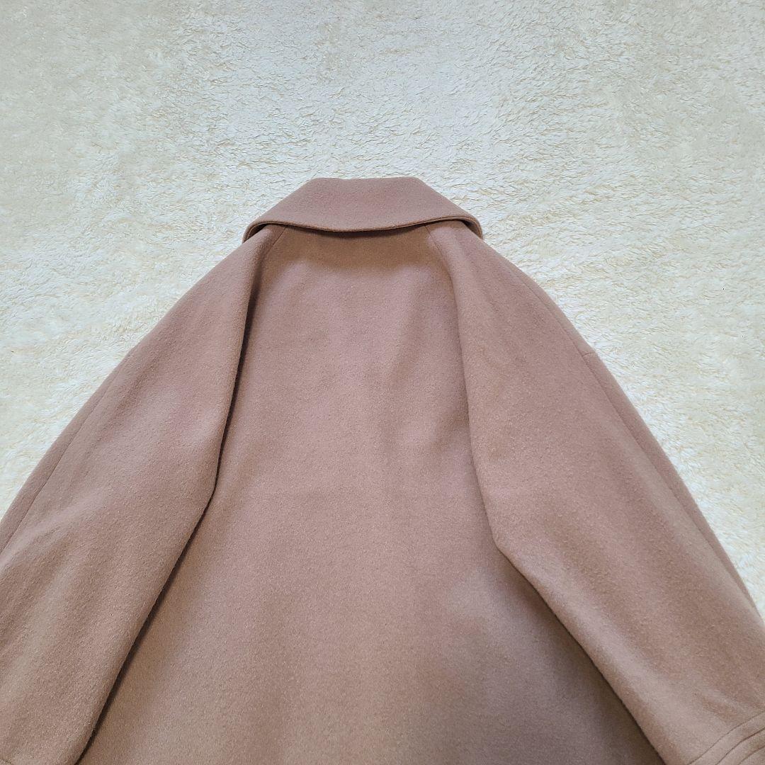 【高級素材】近年モデル　ナノユニバース　ウールビーバーセミダブルチェスターコート