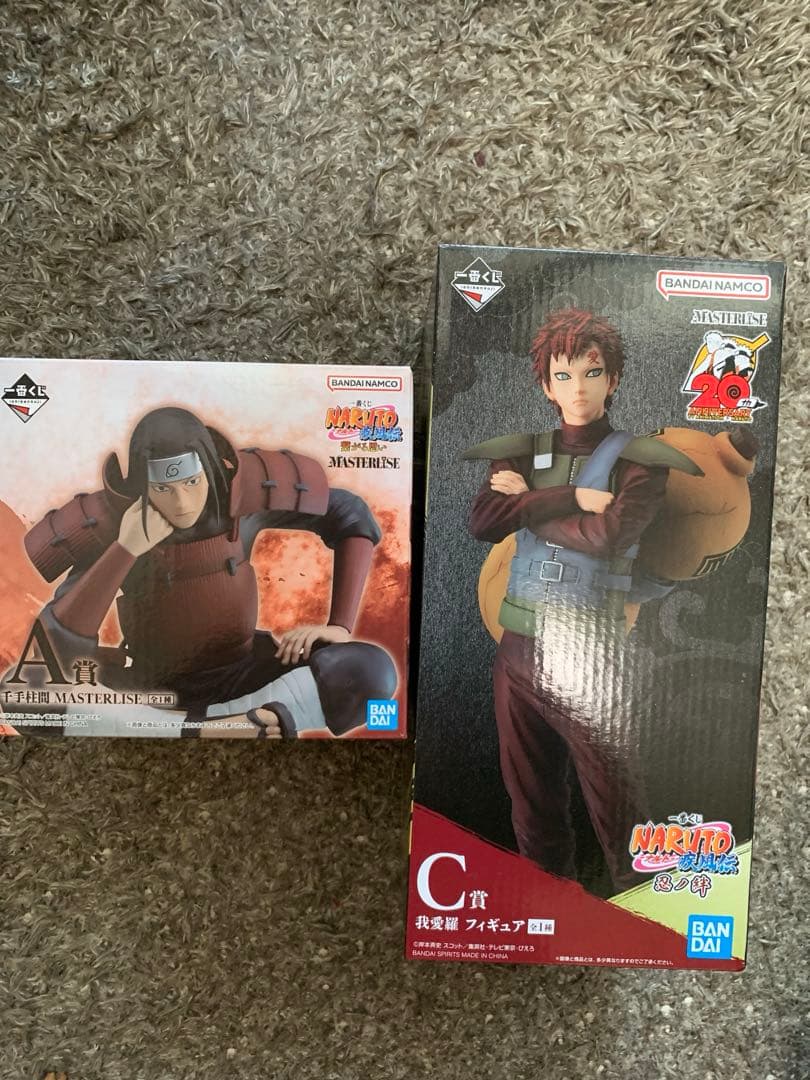 NARUTO 1番くじ　フィギュアセット　我愛羅　柱間