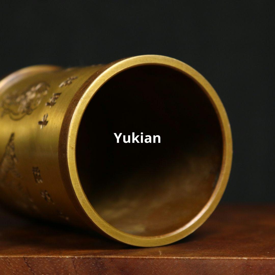 五牛筆筒 筆置 筆入 書道具 文房具 装飾品 工芸品 美術品 置物