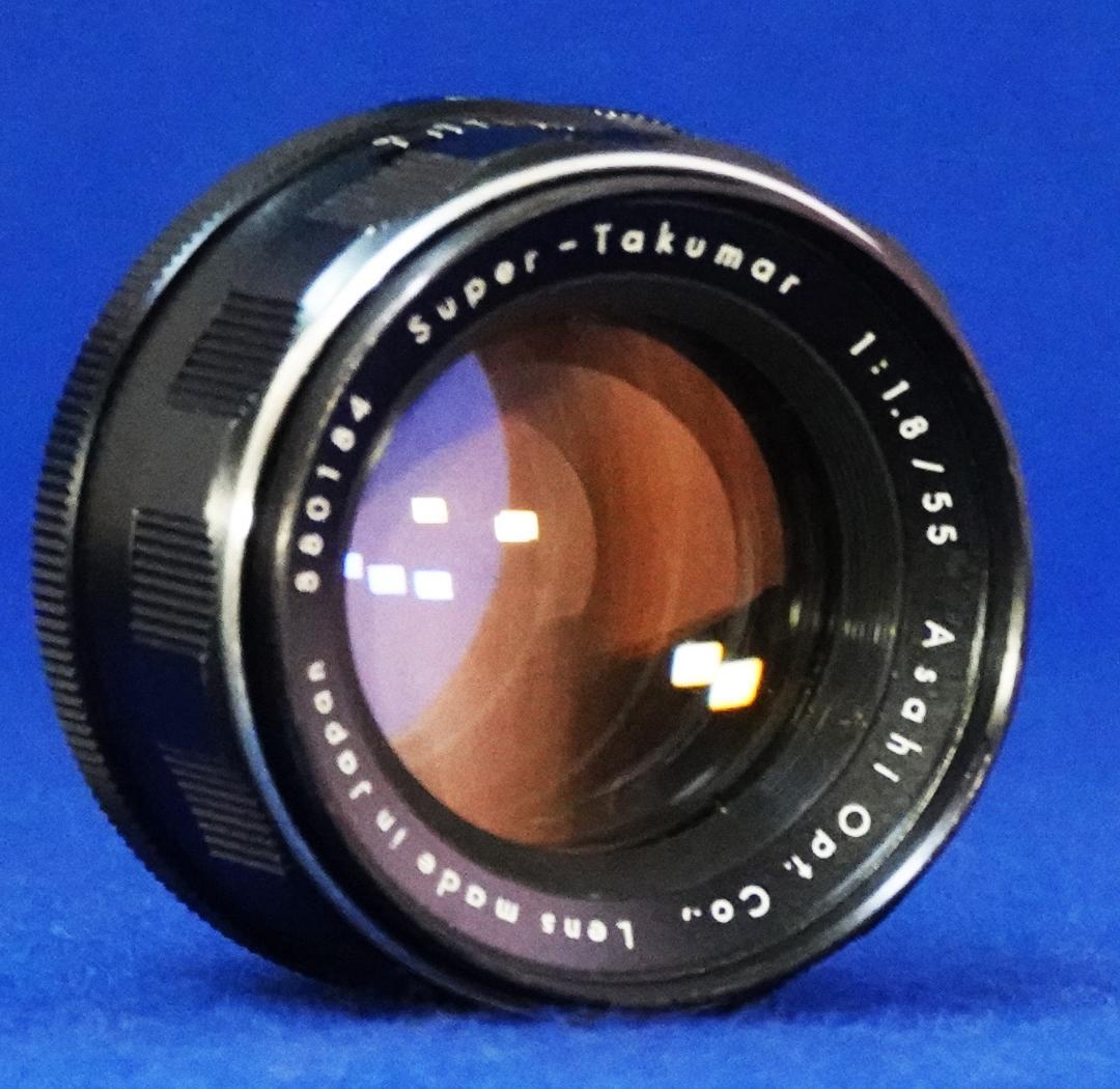 880184　美品！フレア有　前期型　Super-Takumar　F1.8/55