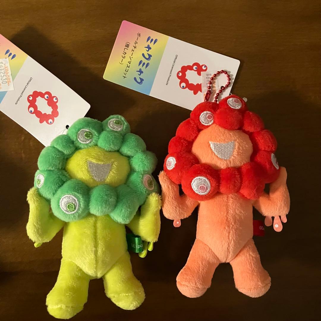★新品★ ミャクミャク　マスコット　推しカラー&日焼け