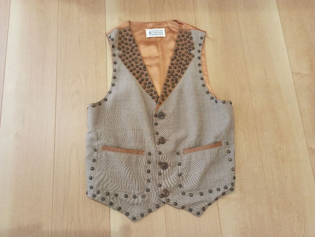 マルタンマルジェラ　本人期　スタッズ　ジレ　ベスト