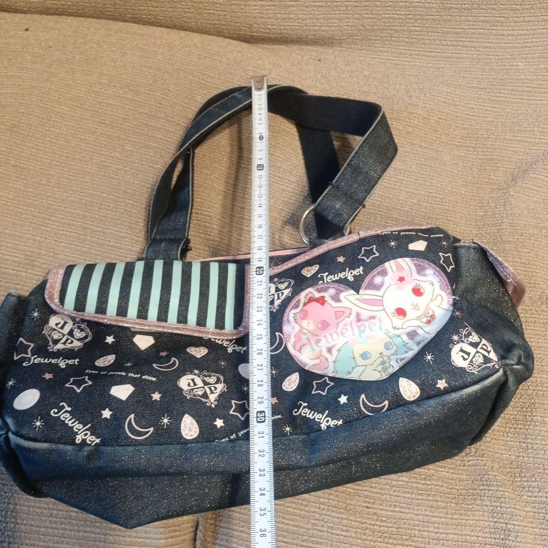 ジュエルペット バッグ ルビー ガーネット サフィー デニム 平成　サンリオ