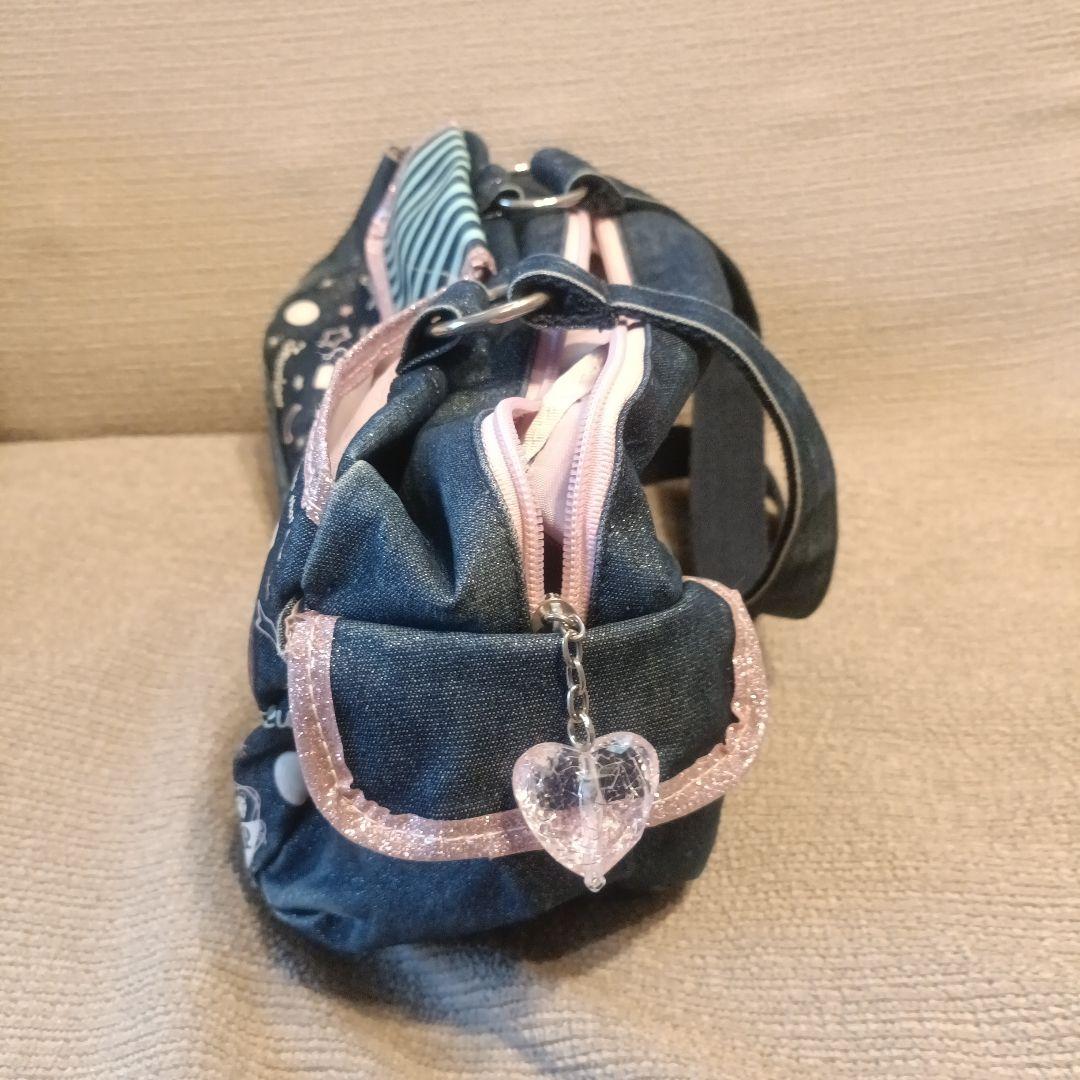 ジュエルペット バッグ ルビー ガーネット サフィー デニム 平成　サンリオ