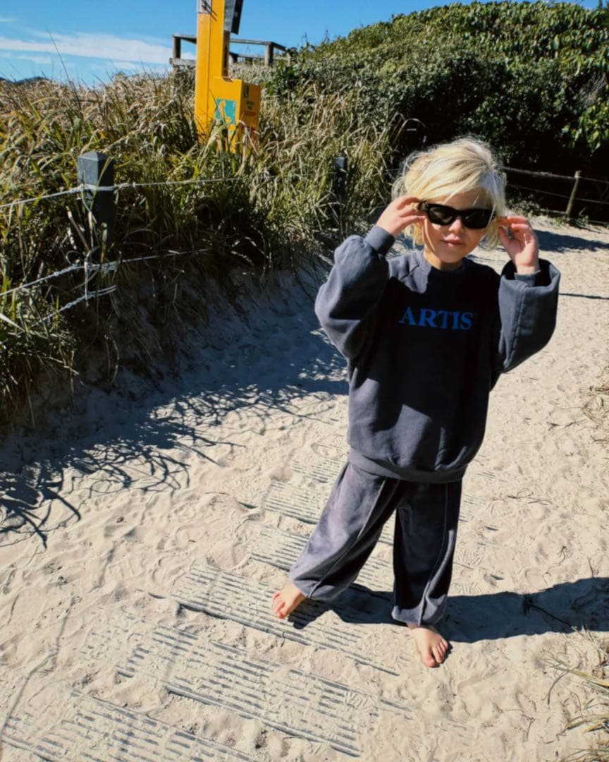 トップス ziggy zaza artist pullover charcoal