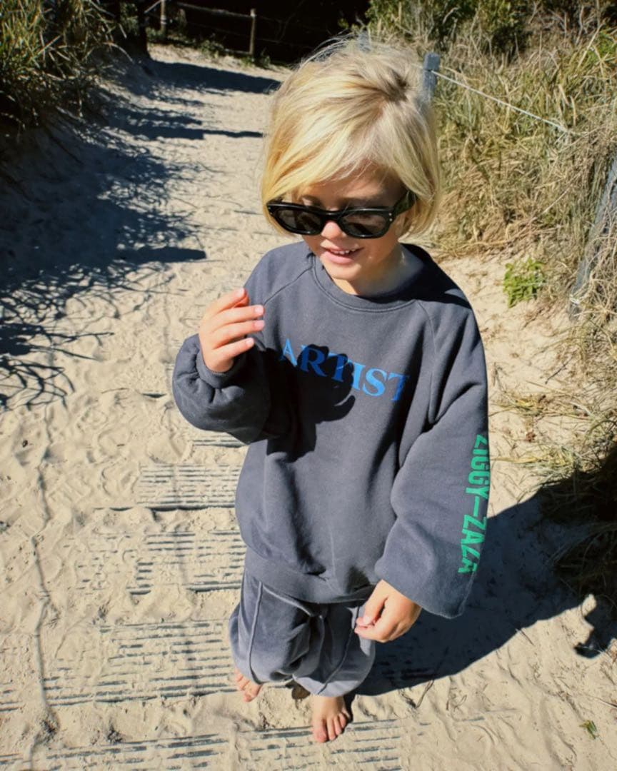 トップス ziggy zaza artist pullover charcoal