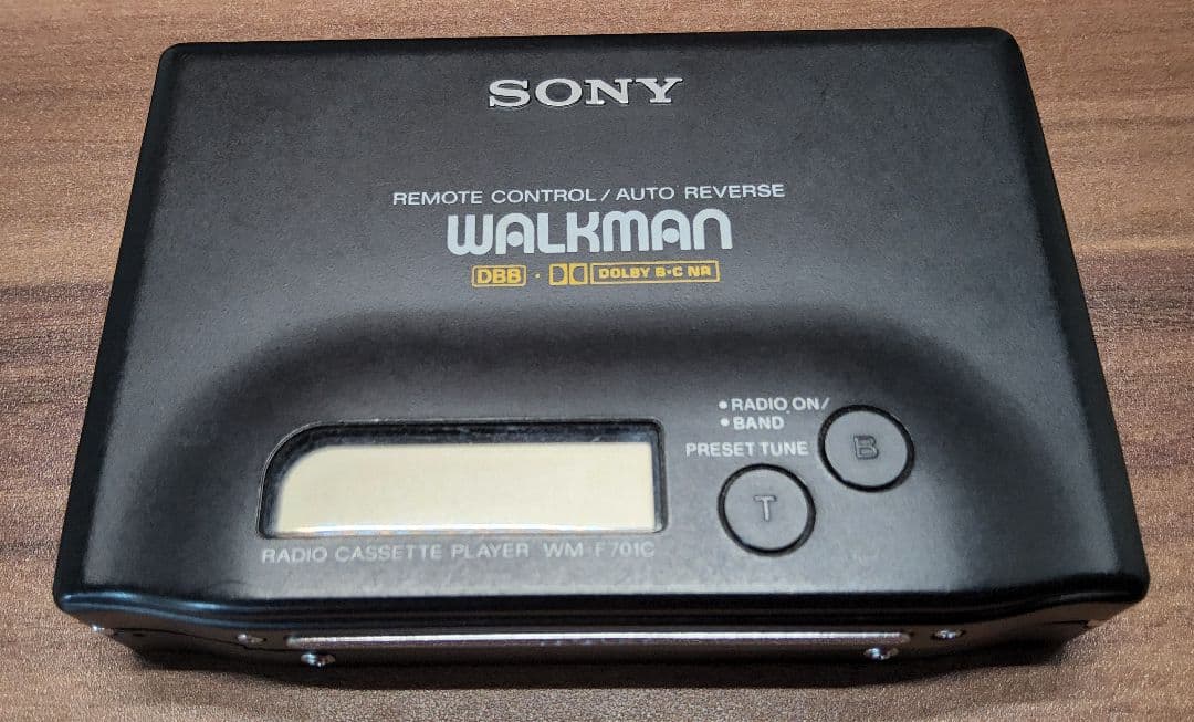 【超極美品 レア！】SONY ウォークマン WM-F701C ブラック ジャンク