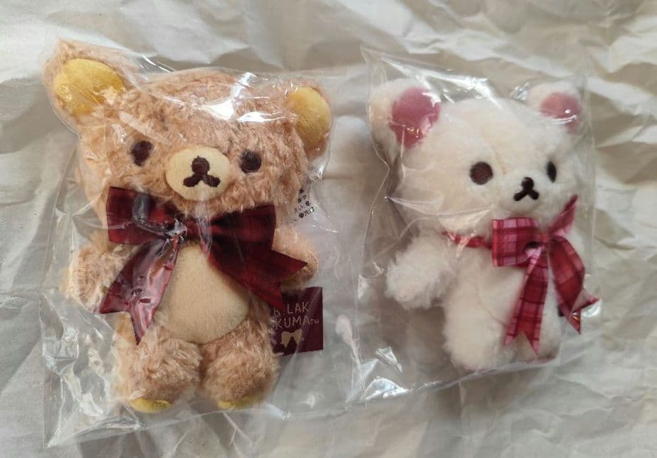 リラックマ　ロフトコラボ　ぶらさげぬいぐるみセット