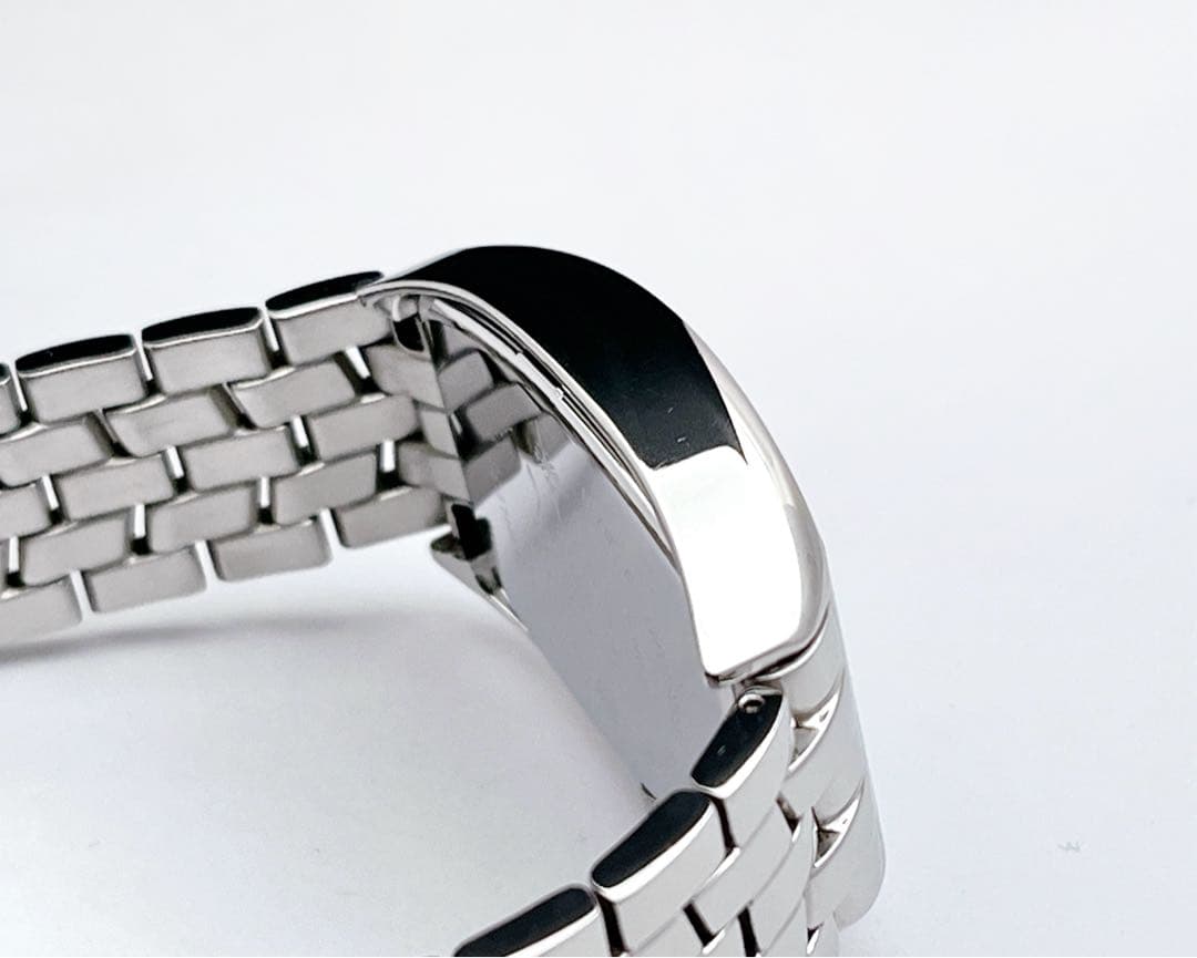 TECHNOS テクノス デイデイト ブラック文字盤 トノー型 メンズ 腕時計