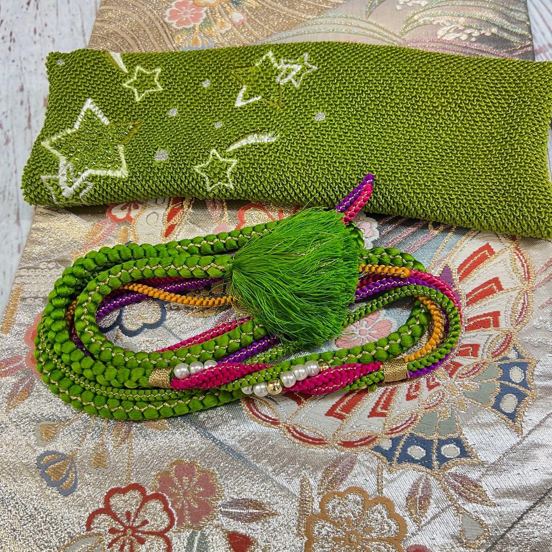 みりん　振袖フルセット　辻が花　Lサイズ　幅広