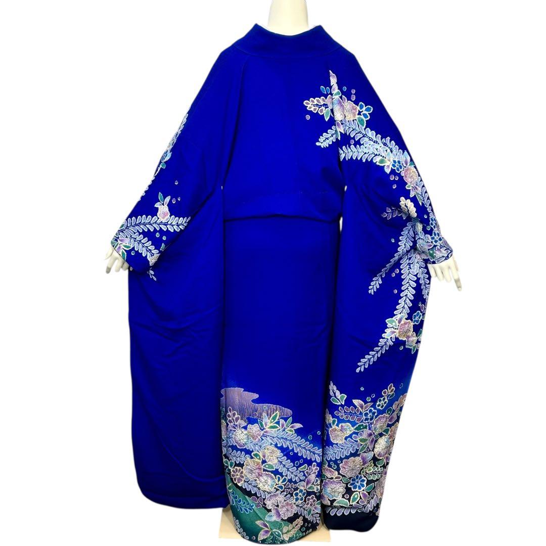 みりん　振袖フルセット　辻が花　Lサイズ　幅広