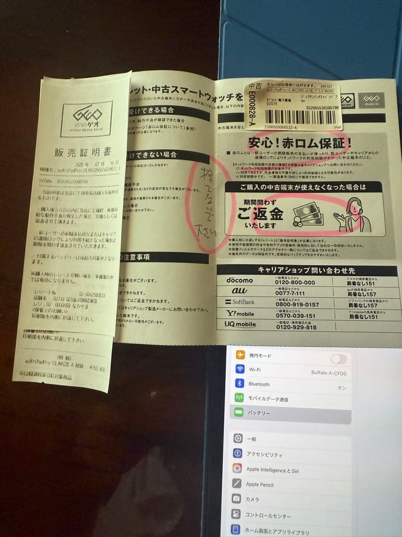 iPad Pro 13インチ Wi-Fi ＋ Cellular 256GB