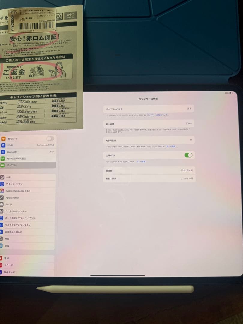 iPad Pro 13インチ Wi-Fi ＋ Cellular 256GB