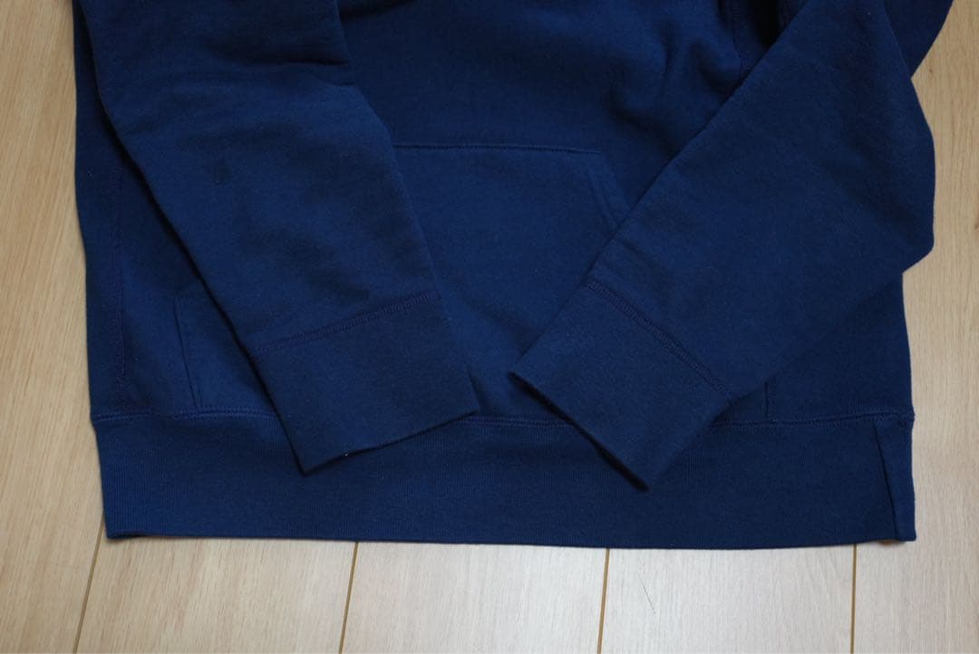 NOAH ネイビー フード付きパーカー