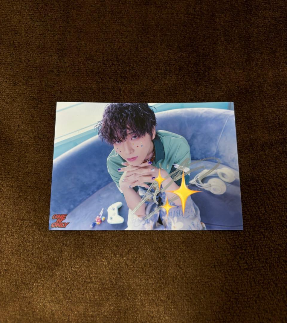 ONE Ｎ’ ONLY ワンエン 高尾颯斗 HAYATO 生誕 生写真 サイン