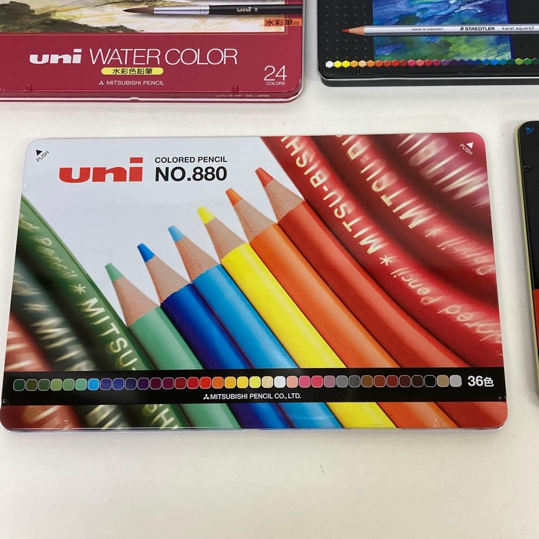 g570-29 ステッドラー　カランダッシュ　uni 三菱鉛筆　色鉛筆　まとめて