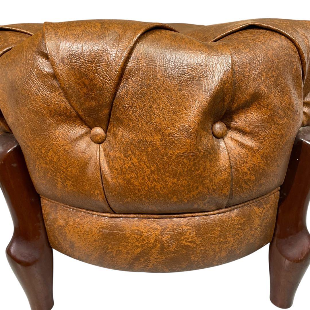 【美品】マルニ木工 ベルサイユ オットマン ブラウン②