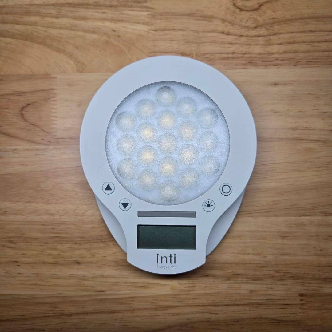 【美品】inti4s 光で起きる目覚まし時計 inti Energy Light