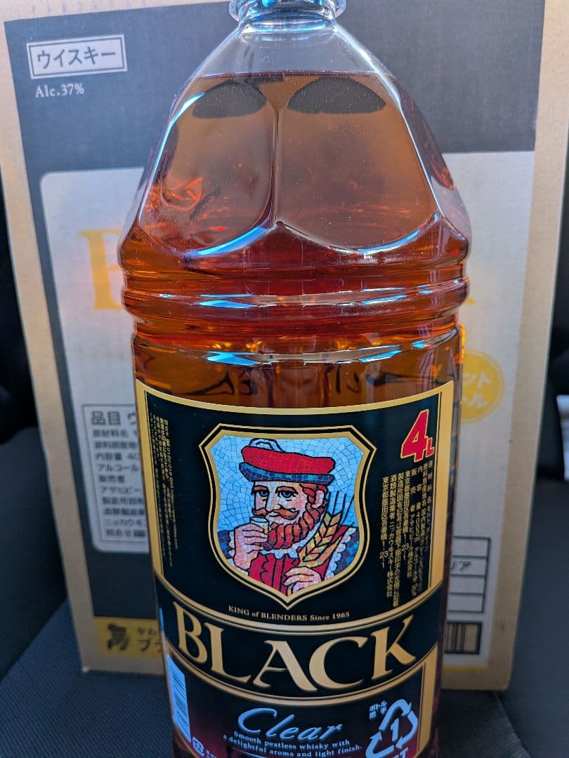 ブラックニッカクリア 4Lペット 4本(1ケース）