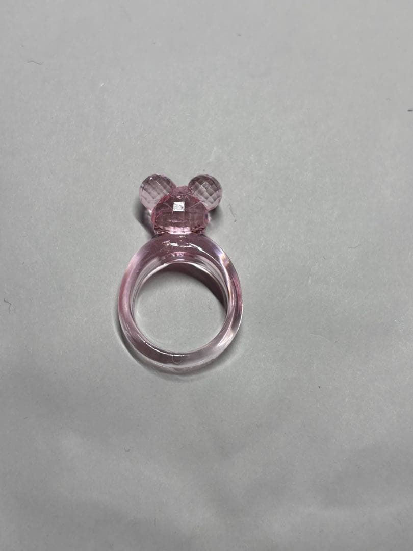 ミッキーピンク アクリルリング