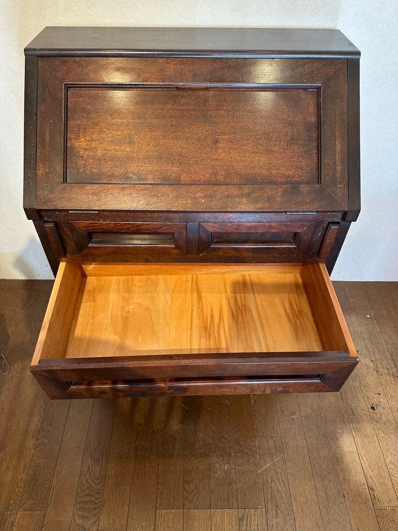 松本民芸家具　高山式ビューロー　机　引き出し　箪笥