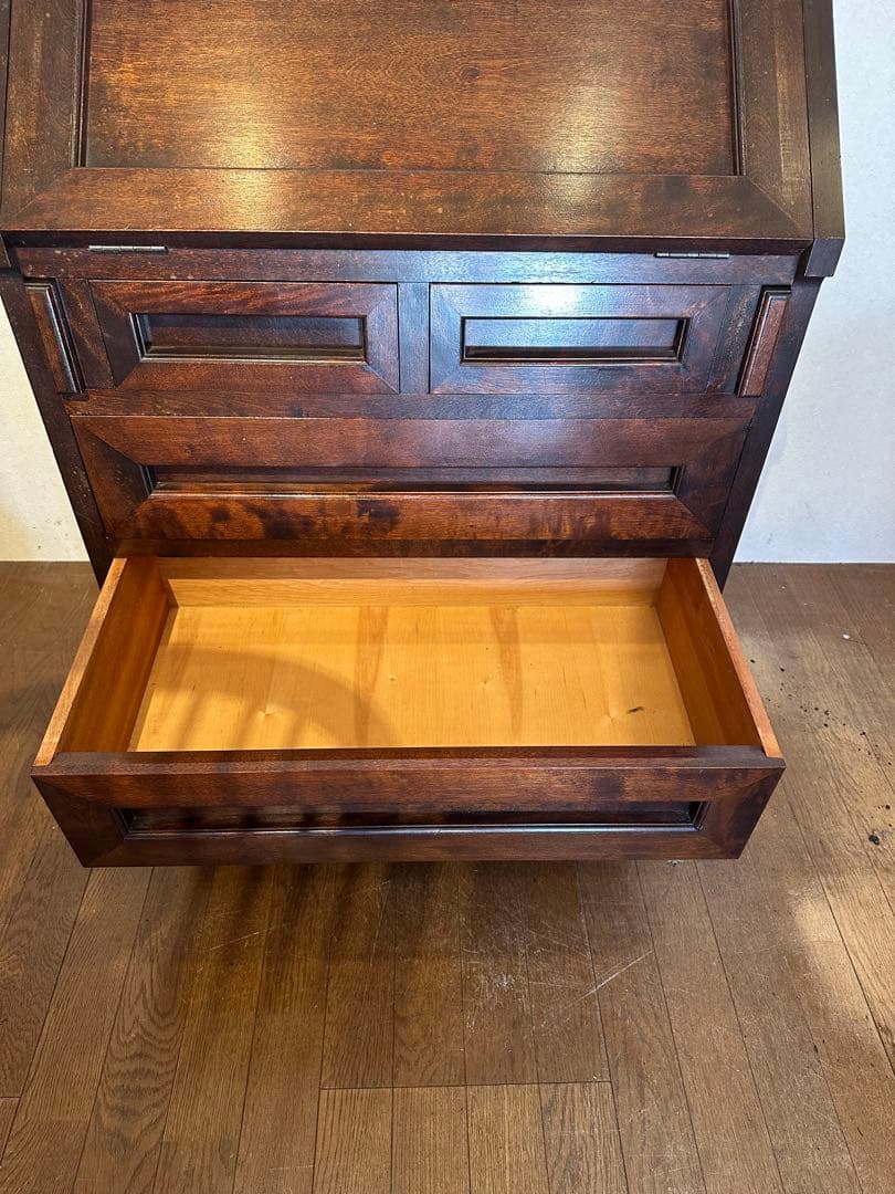 松本民芸家具　高山式ビューロー　机　引き出し　箪笥