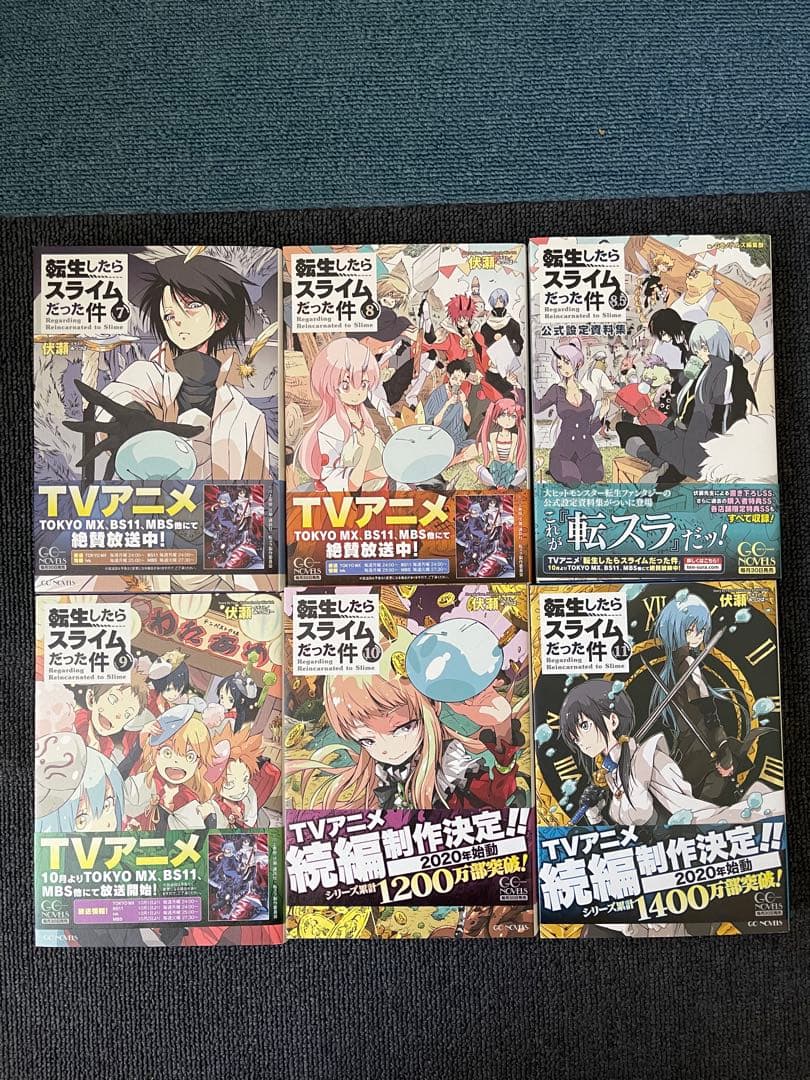 転生したらスライムだった件　転スラ　1～20巻＋8.5巻　ラノベ版 限定版付き