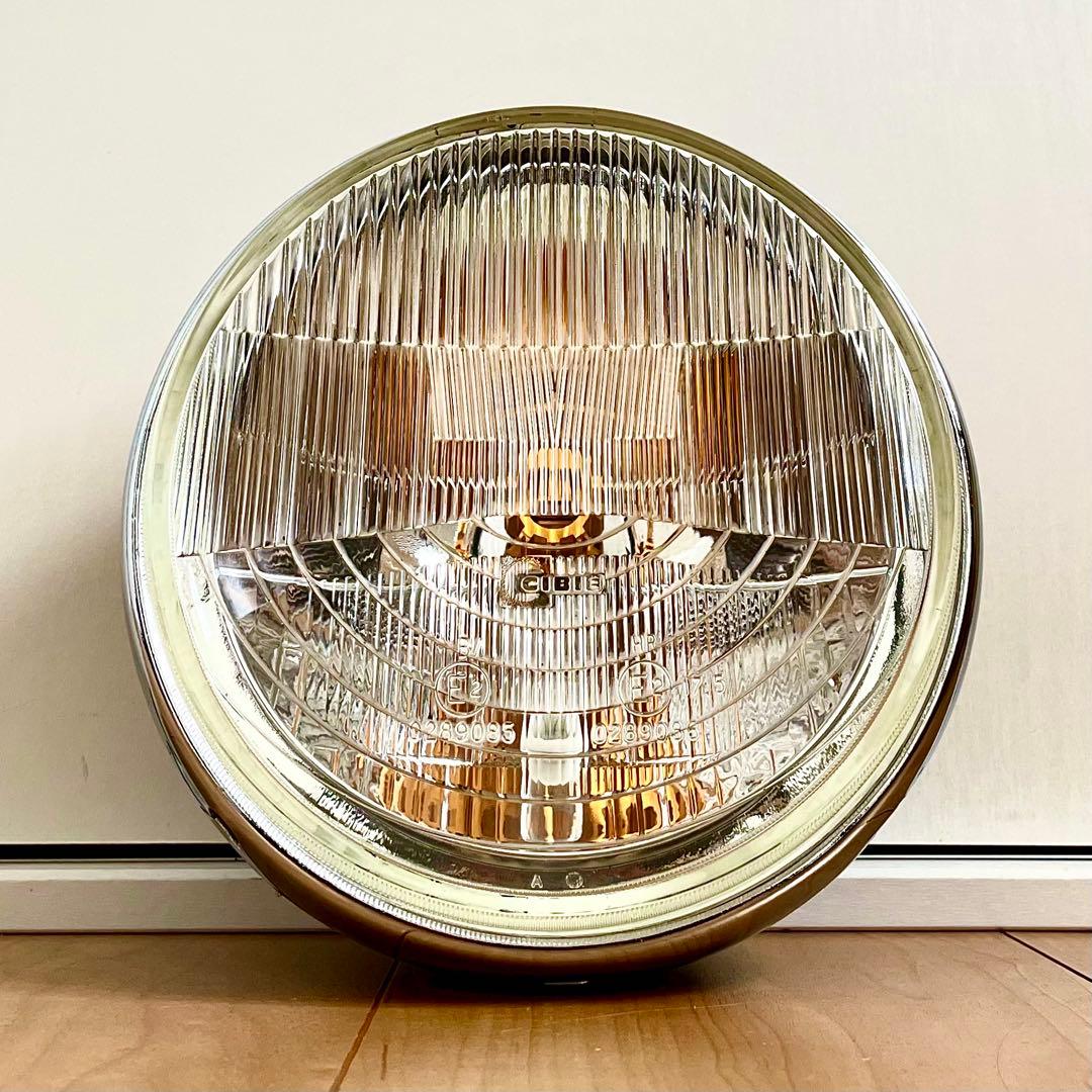 当時物 シビエ 凹み ヘッドライト CIBIE 極美品 マーシャル