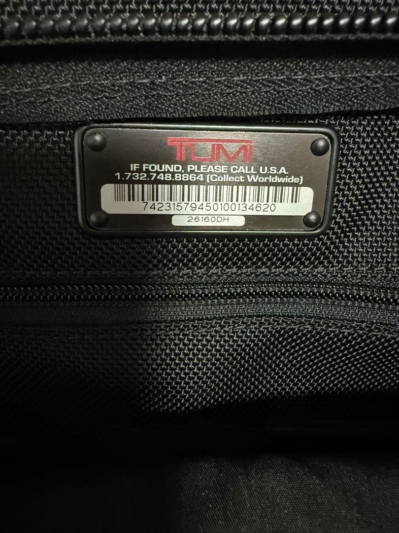 トゥミ TUMI 26160DH ブラック(黒) Alpha